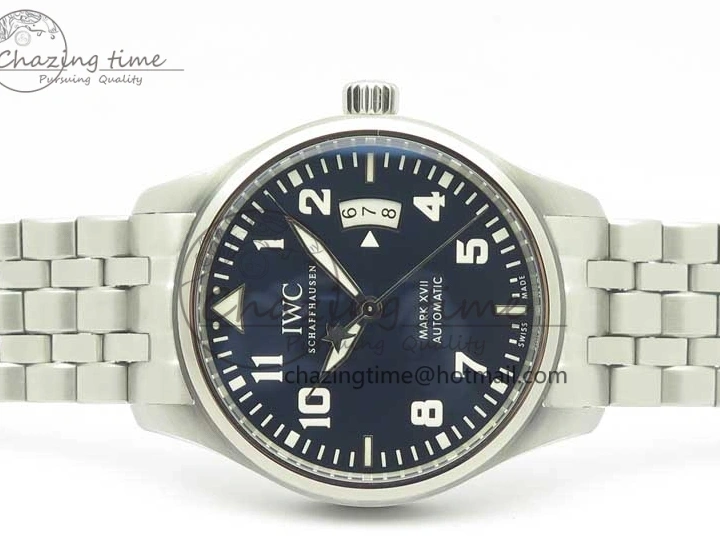 MIROTIME 0521 Mark XVII IW327014 Le Petit Prince MKS 1:1 Best Edition Blue Dial on SS Bracelet MIYOTA 9015 V FastDry 7191